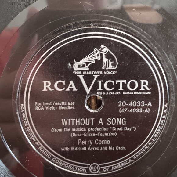 Perry Como - 5 Shellac 78rpm Records - Circa 1940's & 50's - Picture 5 of 6